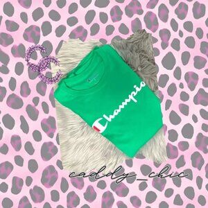 NWOT Champion Unisex Fit Tee - Kelly Green, Size M